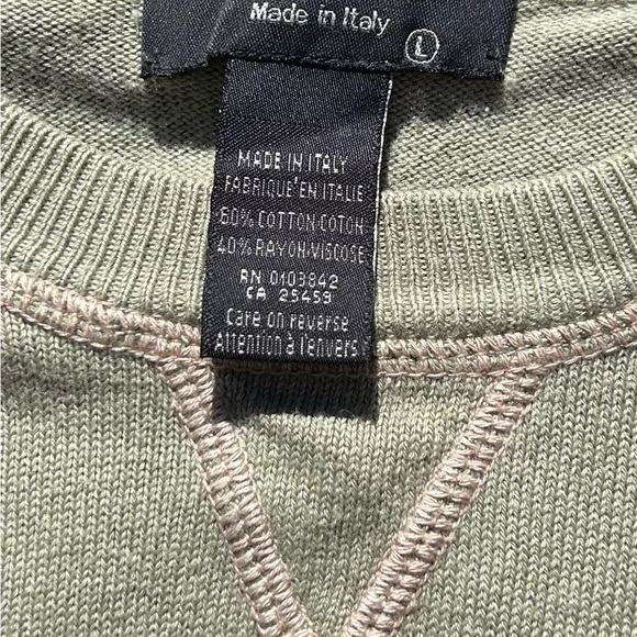 Sz l-toscano-Made in Italy lightweight pullover. Kind of a gray-green color - Picture 2 of 4